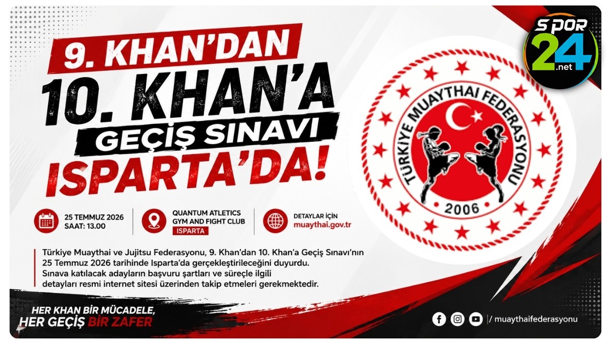9. Khan'dan 10. Khan'a Geçiş Sınavı Isparta'da Düzenlenecek