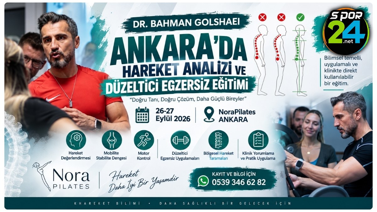 Ankara’da Hareket Analizi Ve Düzeltici Egzersiz Eğitimi Düzenlenecek