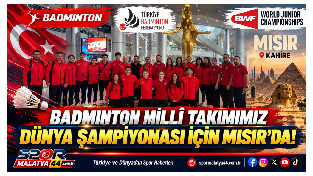 Badminton Millî Takımımız Dünya Şampiyonası İçin Mısır’da!