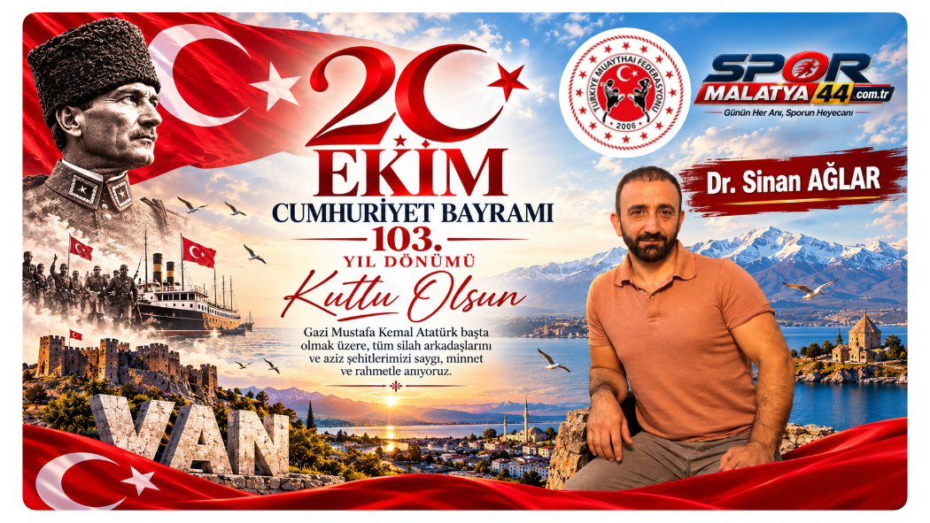Dr. Sinan Ağlar’dan 29 Ekim Cumhuriyet Bayramı Mesajı