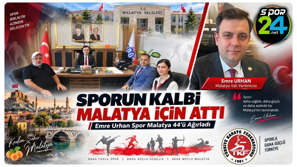 Sporun Kalbi Malatya İçin Attı: Spor Malatya 44 Heyetinden Yeni Vali Yardımcısı Emre Urhan’a Ziyaret