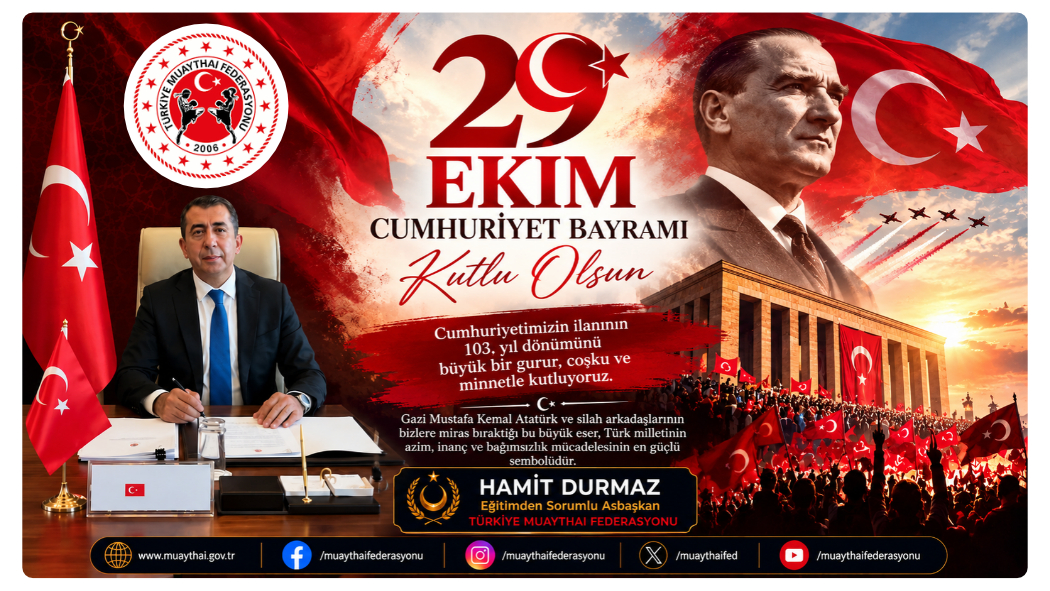 Hamit Durmaz’dan 29 Ekim Cumhuriyet Bayramı Mesajı