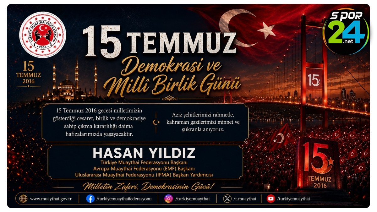 Hasan Yıldız'dan 15 Temmuz Demokrasi Ve Millî Birlik Günü Mesajı