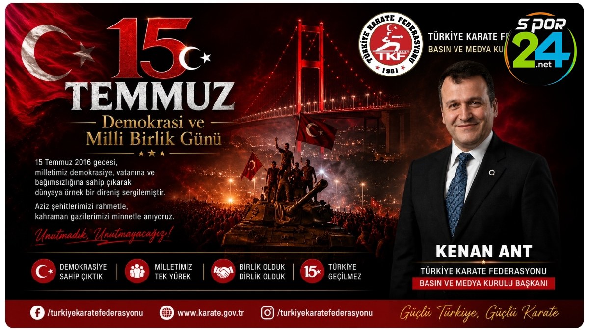 Kenan Ant'tan 15 Temmuz Demokrasi Ve Milli Birlik Günü Mesajı