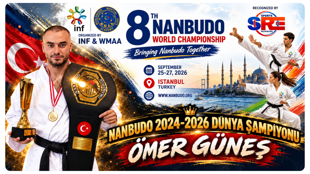 Mardin İl Temsilcisi Ömer Güneş, Nanbudo’da Dünya Şampiyonu Oldu