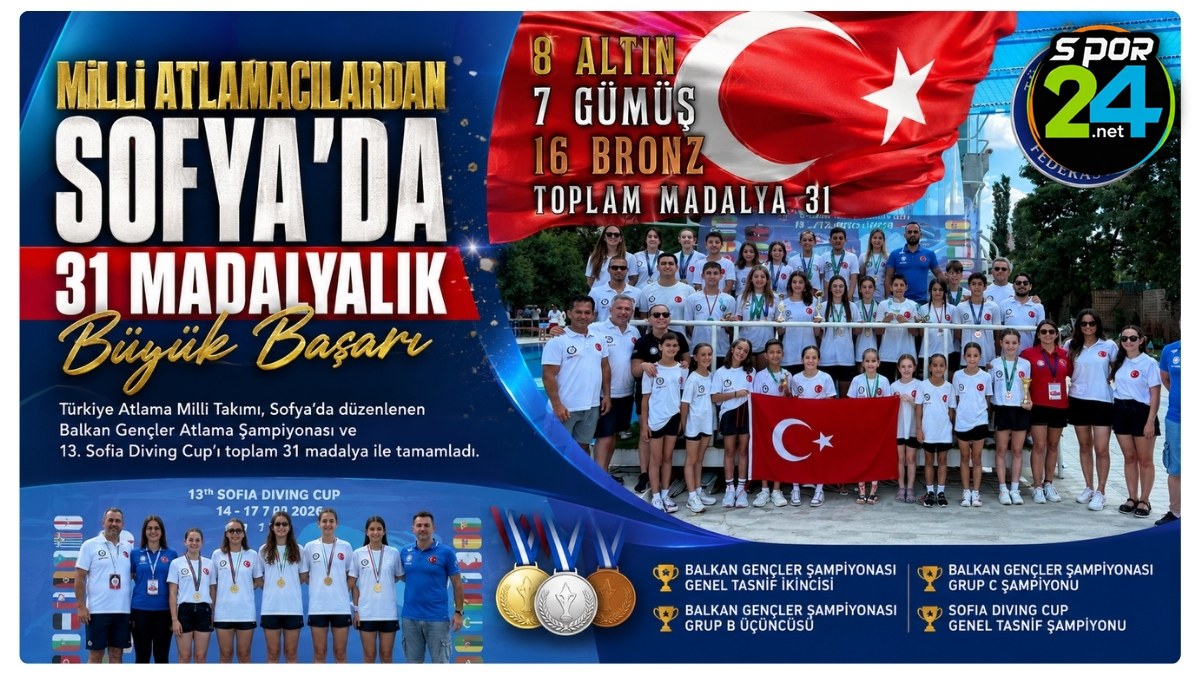 Milli Atlamacılardan Sofya'da 31 Madalyalık Büyük Başarı