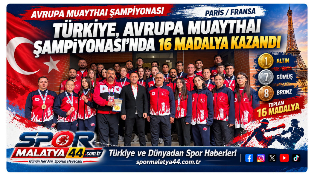 Muaythai Millî Takımımız Paris’te 16 Madalyayla Gururlandırdı