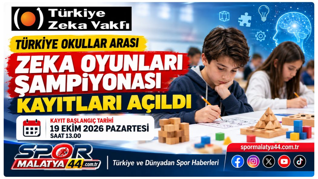 Türkiye Zeka Vakfı Şampiyonası Kayıtları Açıldı