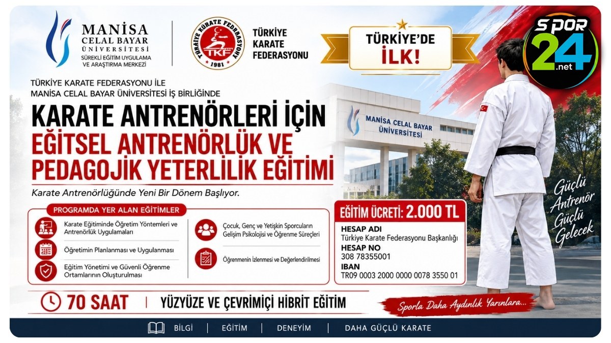Karate Antrenörleri İçin Türkiye’de Bir İlk: Pedagojik Yeterlilik Eğitimi