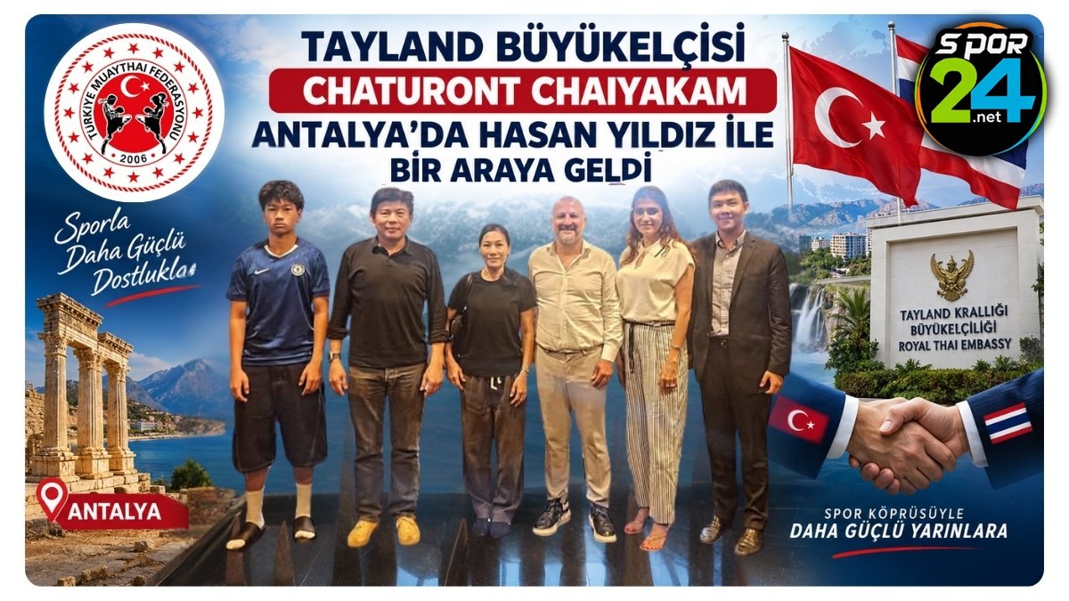 Tayland Büyükelçisi Chaturont Chaiyakam Antalya’da Hasan Yıldız İle Bir Araya Geldi
