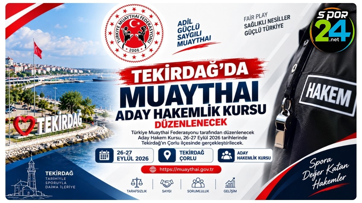 Tekirdağ’da Muaythai Aday Hakem Kursu Düzenlenecek