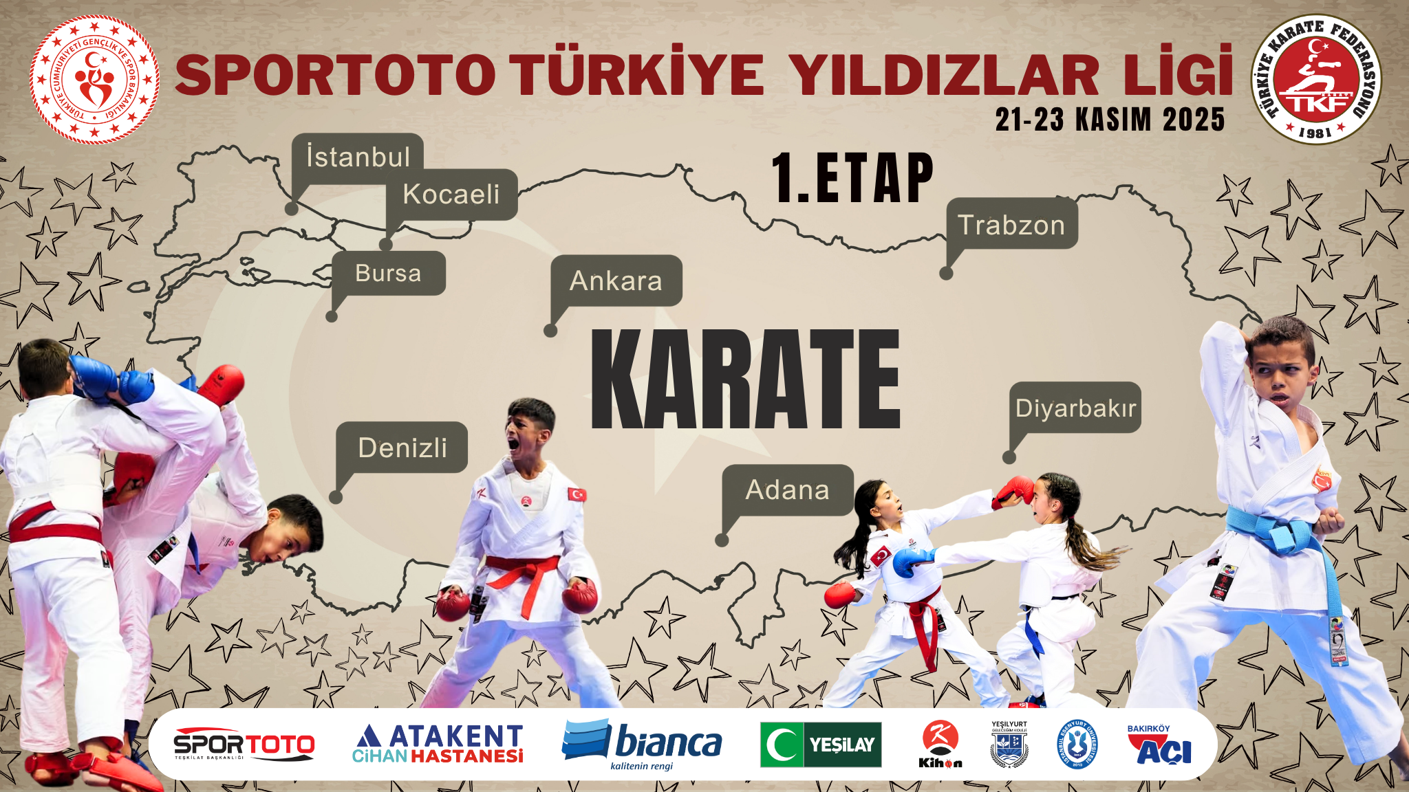 SPORTOTO TÜRKİYE YILDIZLAR LİGİ BAŞLIYOR