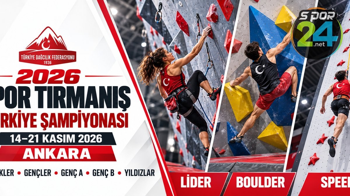Zirve Yarışı Başlıyor: Spor Tırmanış Türkiye Şampiyonası Ankara'da