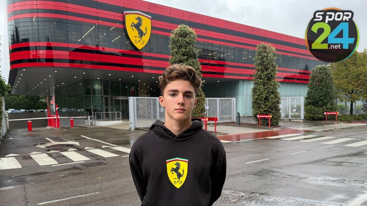 Milli gururumuz Alp Aksoy Ferrari Sürücü Akademisi'nde!