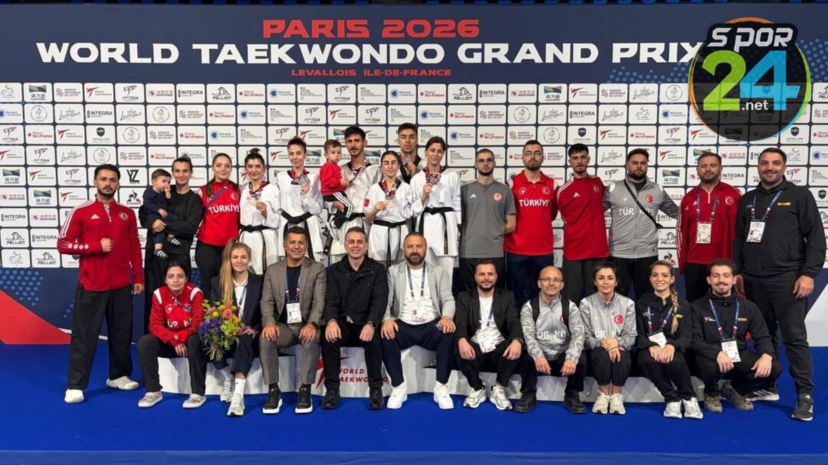 Milli Taekwondocular Paris'te Madalyaları Topladı: 1 Altın, 1 Gümüş, 4 Bronz!