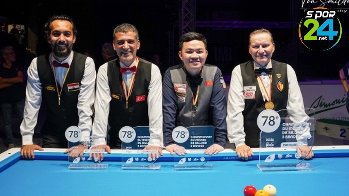 Türkiye Bilardo Federasyonu | Haberler | TAYFUN TAŞDEMİR’DEN DÜNYA ŞAMPİYONASI’NDA BRONZ MADALYA!