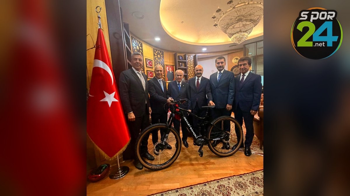Bisiklet Federasyonu'ndan MHP Lideri Bahçeli'ye Kritik Ziyaret
