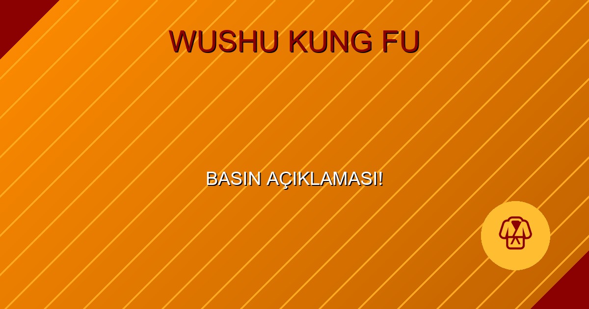 BASIN AÇIKLAMASI!