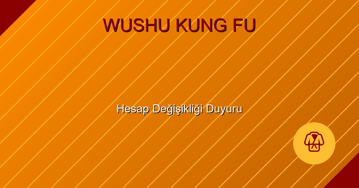 Hesap Değişikliği Duyuru