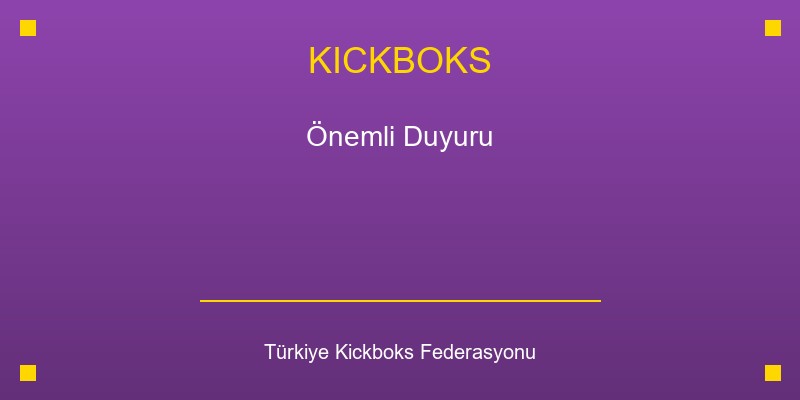 Önemli Duyuru