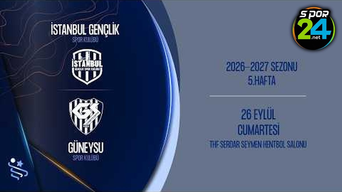 Türkiye Hentbol Federasyonu - İSTANBUL GENÇLİK SK - GÜNEYSU SK | ERKEKLER SÜPER LİGİ 5.HAFTA