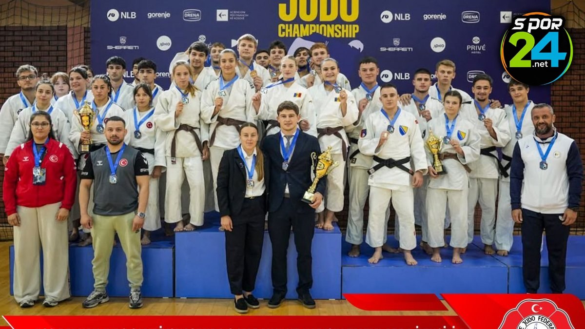 U23 Balkan Judo Şampiyonası’nda 6 Madalya ve Karışık Takımlarda İkincilik